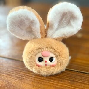 Baby Three Petit Macaron Cute Bunny Head keychain